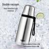 HAERS 316L Stainless Steel Portable Thermos Cup