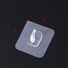 5Pcs Free Punching Seamless Invisible Hook Bathroom Kitchen Adhesive Hook