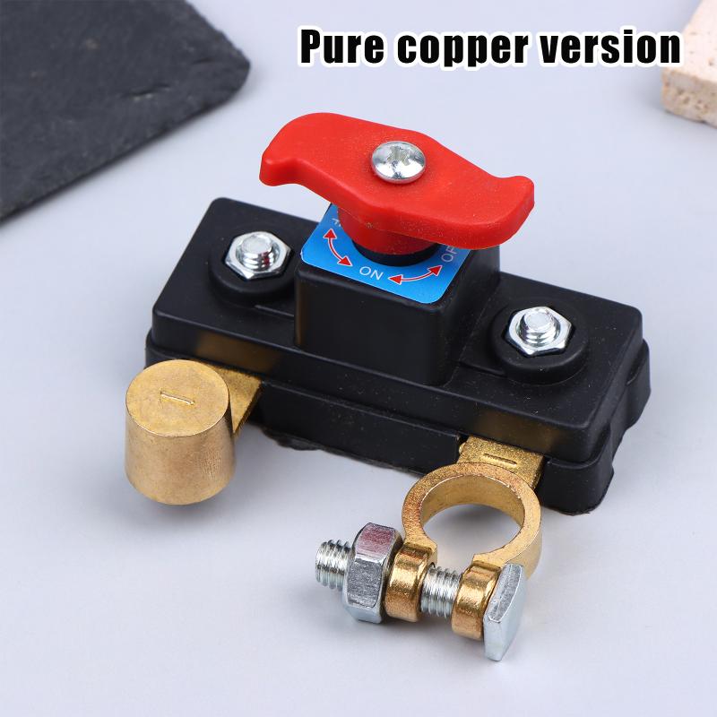 Car Battery Cut Off Switch Disconnect Automatic Circuit Breaker Anti-Leakage Switch Isolator For Cars Truck 12V/24V 1Pc