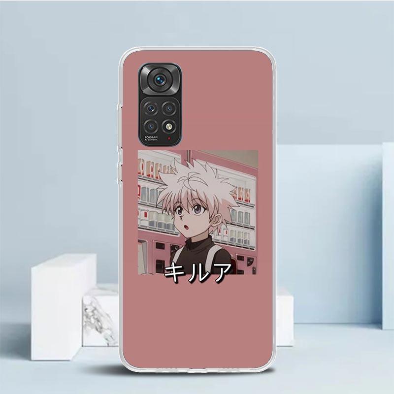 HunterX Killua Handyhülle Für Xiaomi Redmi Note 15 14 14S 13 12S 12 Pro Plus 11S 11 11T 11E 10S 10 + Weiche TPU-Rückseite Redmi N