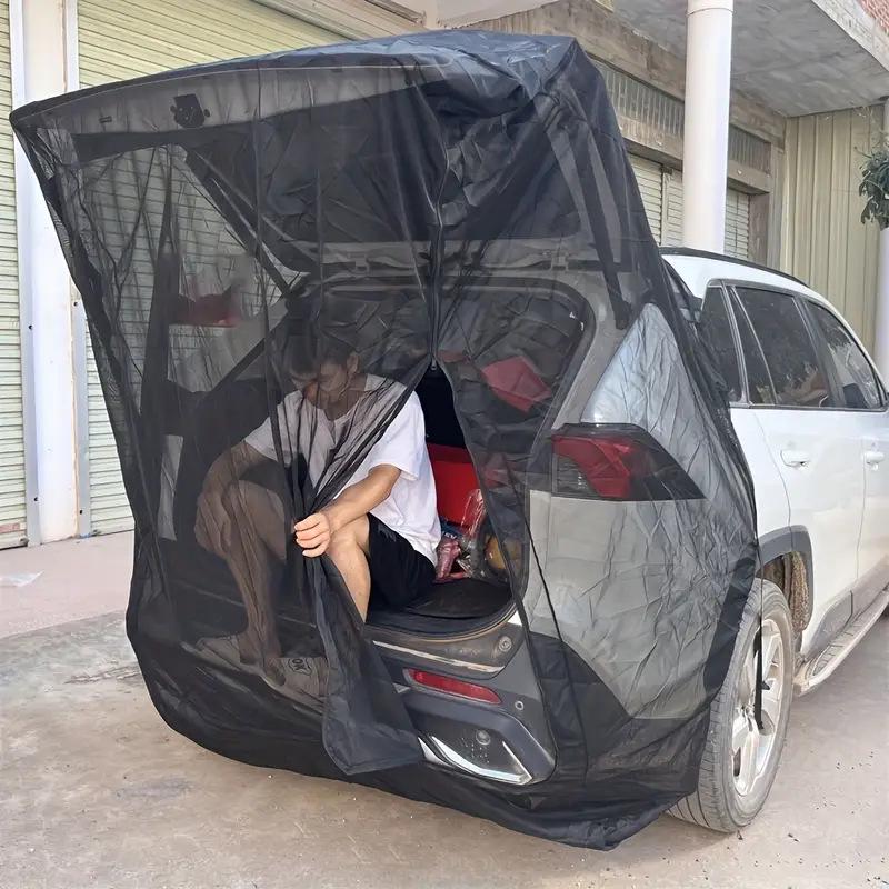 Moskitonetz für die Heckklappe des Autos: Selbstfahrender, Insektenschutz-Netzbeutel für Camping im Freien – Atmungsaktive Kofferraumabdeckung