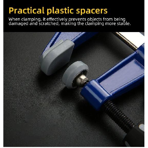 1PCS F-Type Fixing Clamp Woodworking Positioning Clip 6/10/12/18inch Adjustable Quick Clamp Heavy Carpentry Clamp Stone Fixed