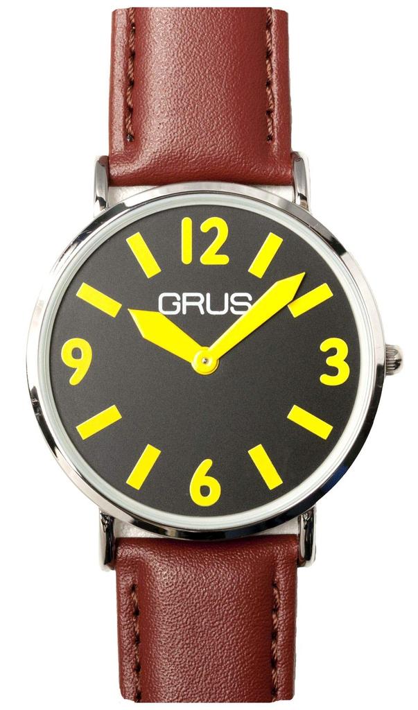 Watch Brown [Grus] GRS006-02 Men's
