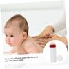 CONGARTENO Portable Baby Powder Puff Bottle with Durable Bottle, Soft Puff for Powder Storage, Practical Newborn Care, Random Colors