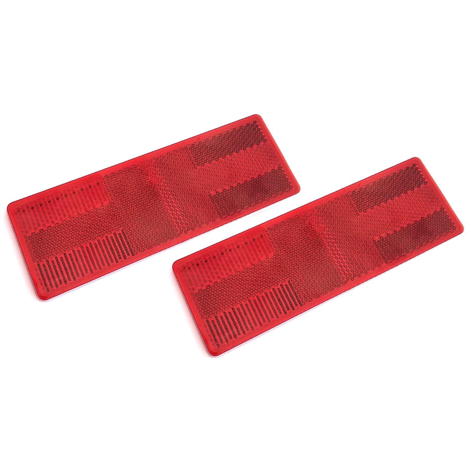 MFC PRO Night Safety Warning Reflector Sticker Car Truck Trailer 150x50(mm) красный