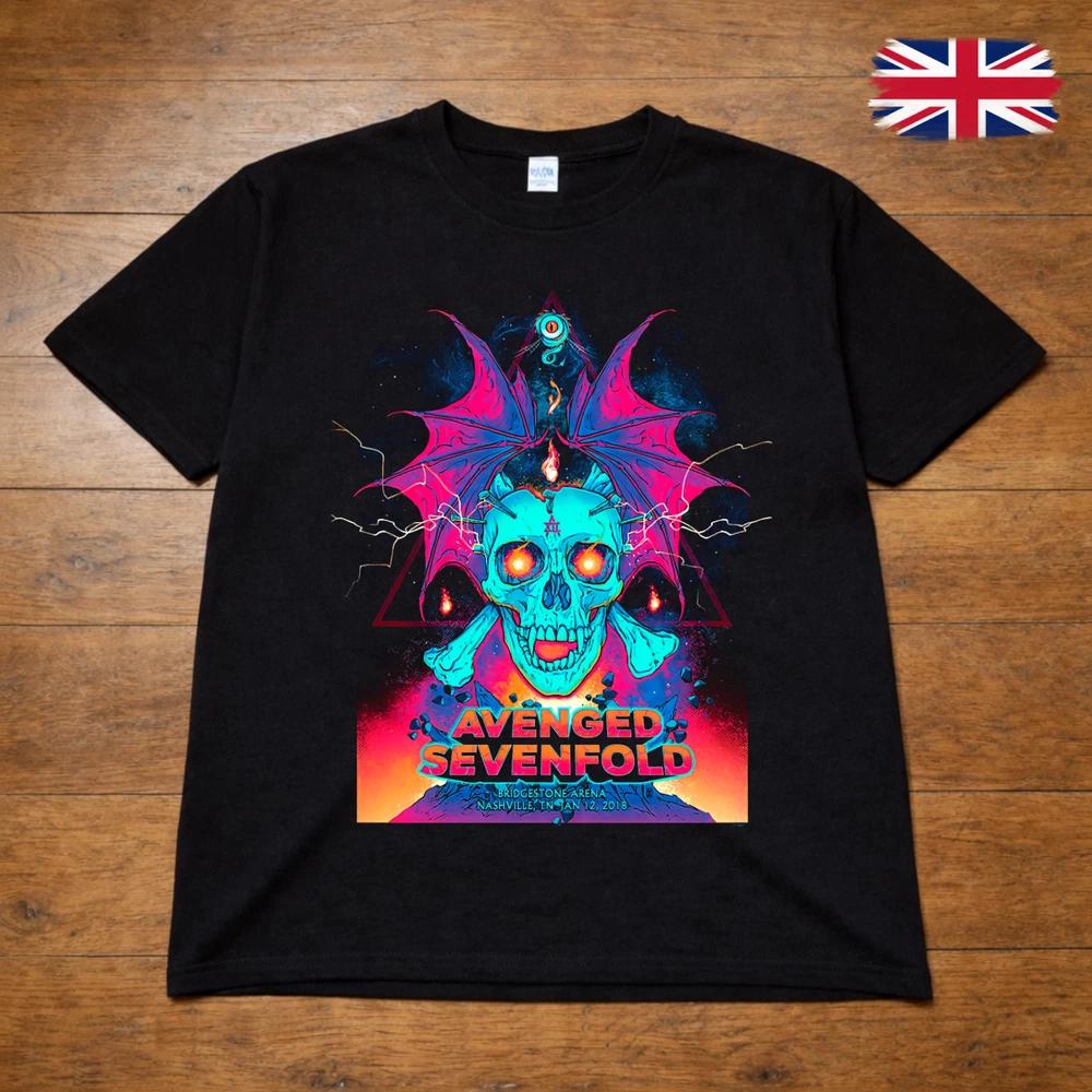 Avenged Sevenfold Skull Batwing Graphic TShirt Adults Kids SXXXL 2XL