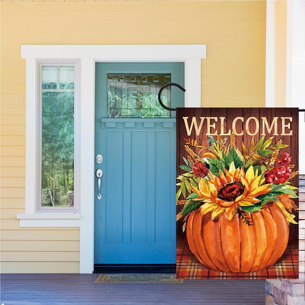 Gartenflagge Jubiläum Haushaltszubehör Heimaufkleber Handwerkskunst Widerstandsfähigkeit Hofdekoration Mehrzweck Saisondeko