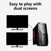 DVI 24+1 Pin To VGA Adapter Cable 125mm Long DVI-D To VGA Converter with Integrated Chip Support 1080P Video Output