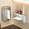 Glacier Pattern Tissue Box, Wall-mounted Paper Box, Household Kitchen, Napkin Box, Light Luxury
