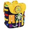 Plecak Montessori Głęboki Niebieski 2-6 Lat Zabawki Sensoryczne Aktywność Edukacyjna 0,25 kg 28x10x23 cm