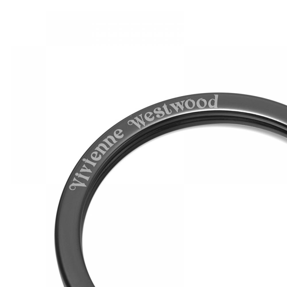 Vivienne Westwood 8203011ru Om0014 N401 Saffiano Gehämmert Gunmetal Orb Schlüsselanhänger