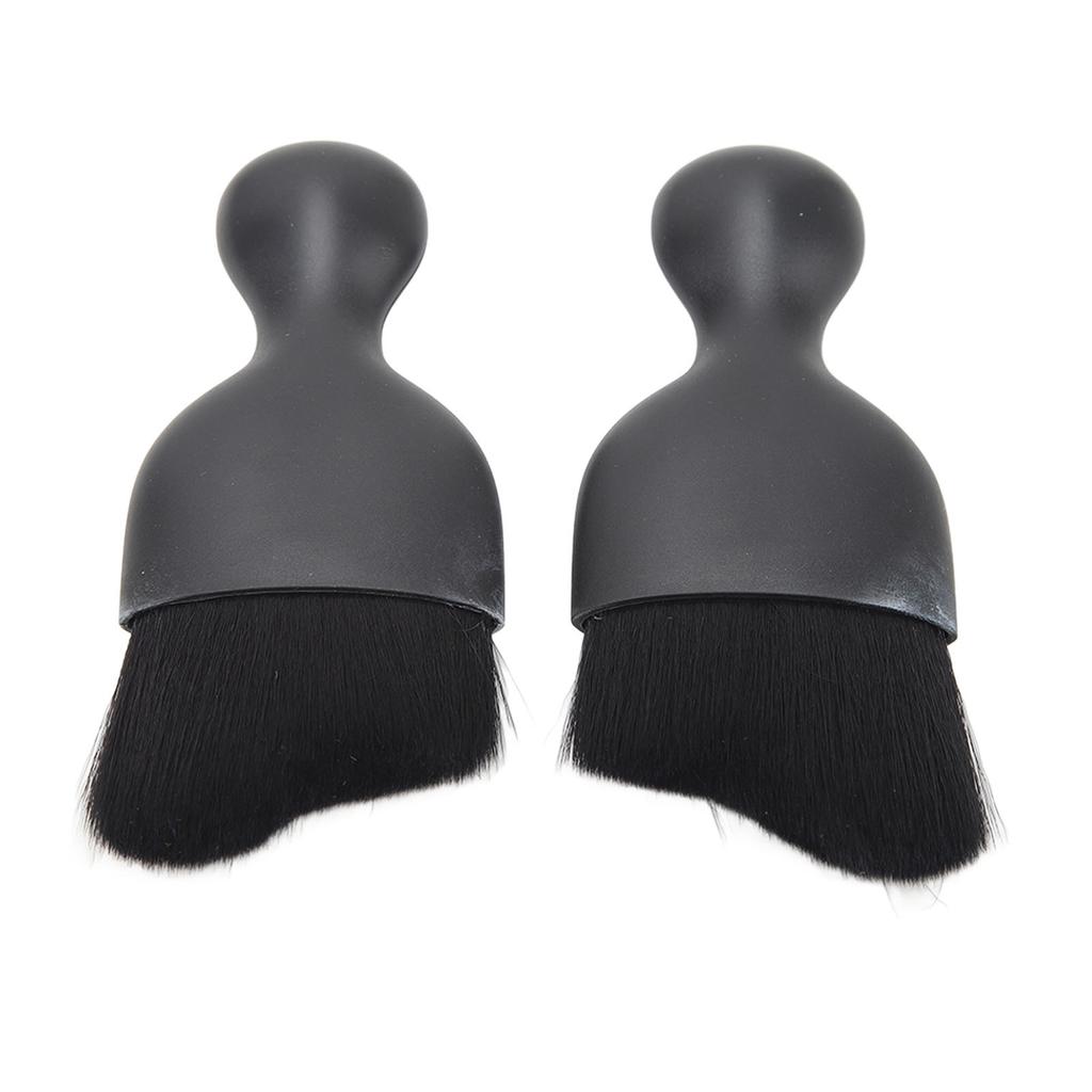 2Pcs Car Interior Detailing Dust Brush   Conditioner Vent Crevice Dust Removal Brush Clning Tool
