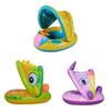 Adorable Cartoon Car Baby Swim Ring Thickened With Steering Wheel And Horn For Toddlers Water Play