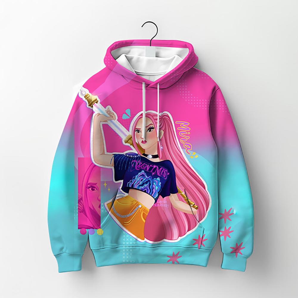 Huvtröjor Barn Huvtröja Manga Barn Kpop Demonjägare Barn Tröja Söt Tiger Harajuku Huvtröja för Pojkar Flickor