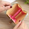 1PC Wallet Female Short for Coins New Cute Candy Bow Women Small Leather Wallets Zipper Purses Girls Lady Purse Multi-colored