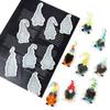 Hanging Tags Dwarf Keychain Pendant Mold DIY Santa Claus Mold Xmas Pendant Silicone Mold  Garden