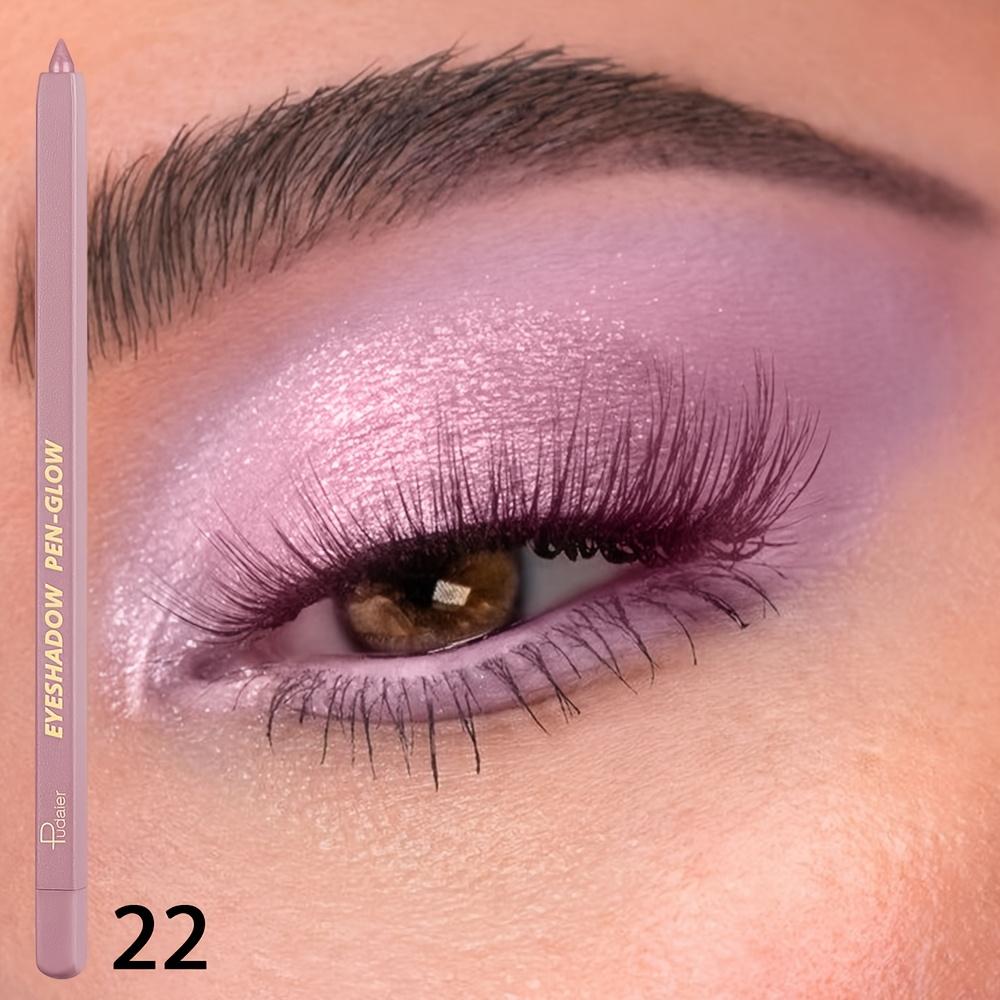 

Набор теней-карандашей Pudaier из 19 цветов, Стойкие водостойкие матовые и мерцающие оттенки, Легко растушевываются и наносятся, Универсальный макияж для начинающих и вечеринок