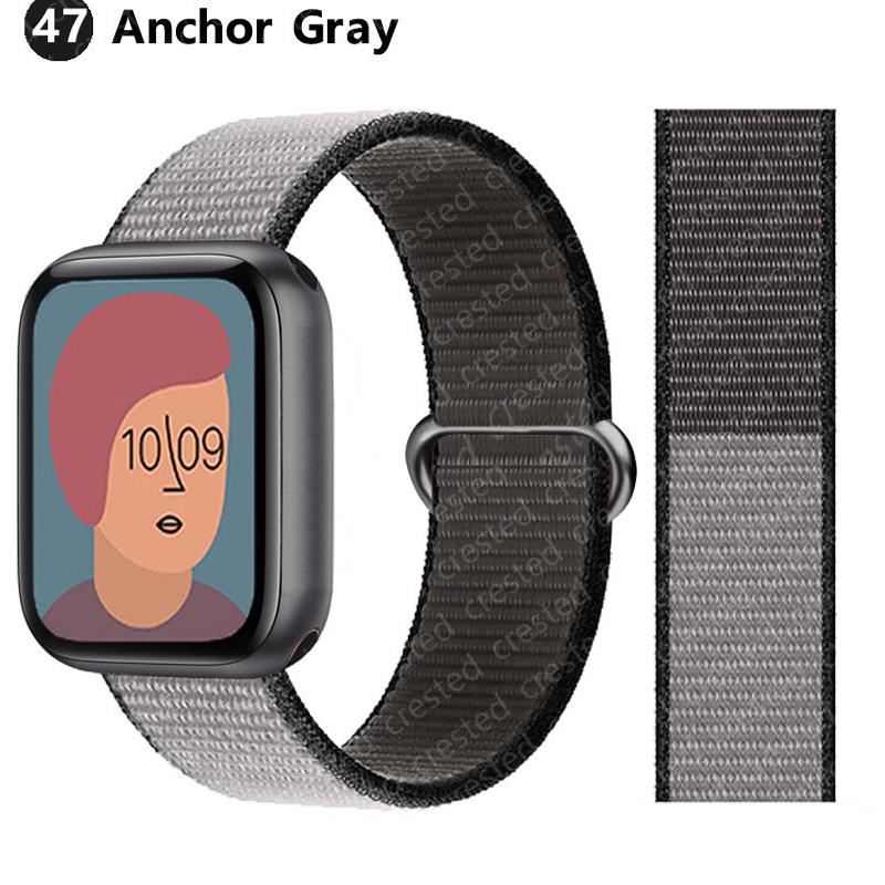 2pcs Straps For Apple Watch Band 44mm 40mm 45mm 46mm 42mm 49mm 41mm Nylon Loop Bracelet iwatch Series 10 9 8 7 6 5 3 se ultra 2