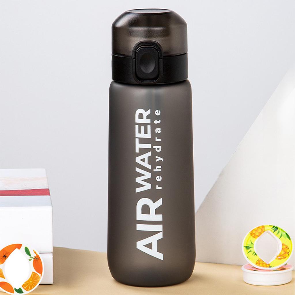 Tasting Fruit Water Bottle, 0 Sugar And 0 Calorie, Suction Cup, Multiple Rings
