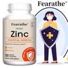 Fearathe Vegan Zinc Essential Mineral Supplement 120 Veggie Capsules