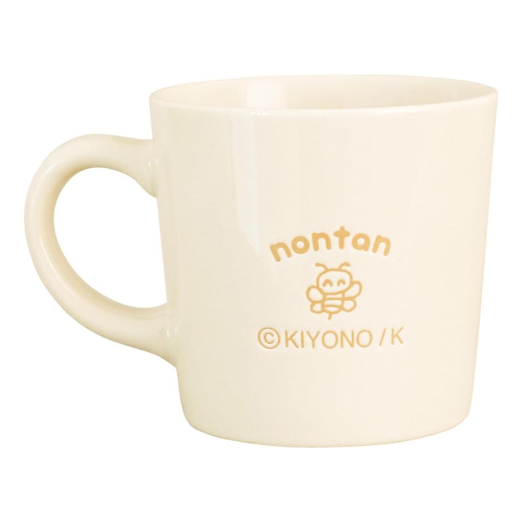 Caneca Nontan para Micro-ondas e Lava-louças Inai Feita em 822119, Repelente à Água, Aprox.. 260ml, Seguro, Inai, Japão,