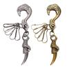 Stylish Zinc Alloy Claw Necklace Trendy Hip Hop Jewelry Lightweight Comfortable Unisex Pendant For Daily Wear And Parties