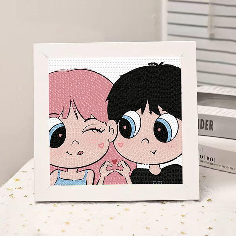 High-End Diamond Painting Diy Van Gogh Starry Sky Cat Creative Handmade Toy Table Decoration Diamond Painting With Frame