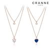 Heart Point Two-Line Necklace C24NB093