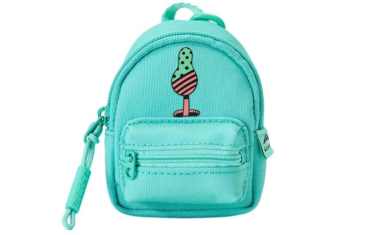 Li Ning Li Ning X Steven Harrington Fabric Earphone Case Unisex Light Jade Green ABJR046-2