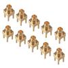 10 Pcs 50 Ohm MMCX-JE PCB Socket Connector Gold Plated for High Frequency RF Signal from DC To 6GHz for Microwave Devices