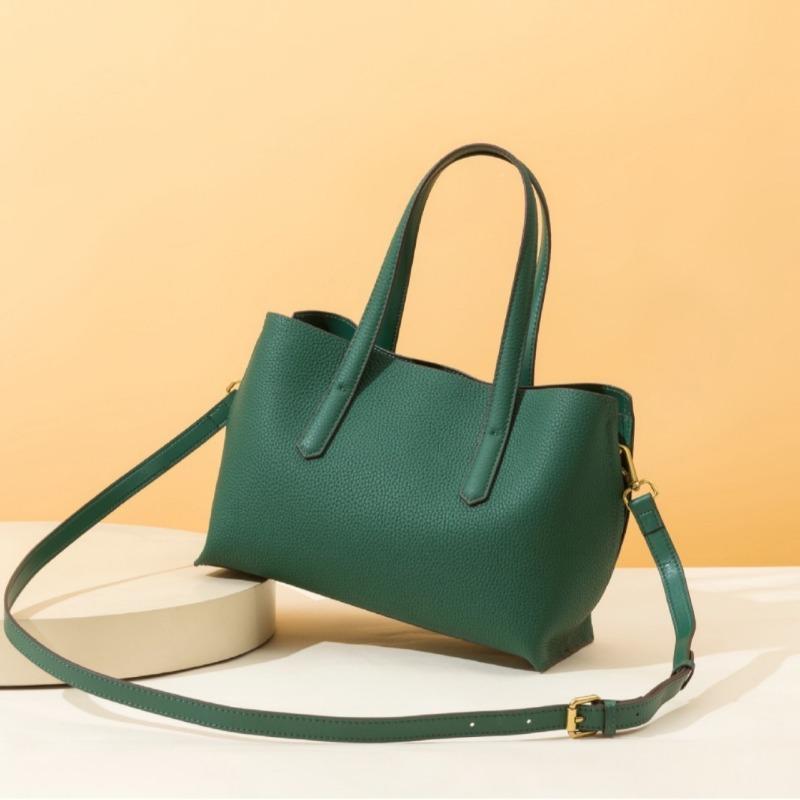 Women s handbag leather women s bag retro leather messenger bag tote bag women s first layer cowhide women s bag 29*15*20