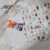 Halloween Theme Nail Decorations Art Stickers for Halloween, Pumpkin Ghost Bat Potion Self Decals Adhesive Decals, DIY Manicure Decoration Supplies