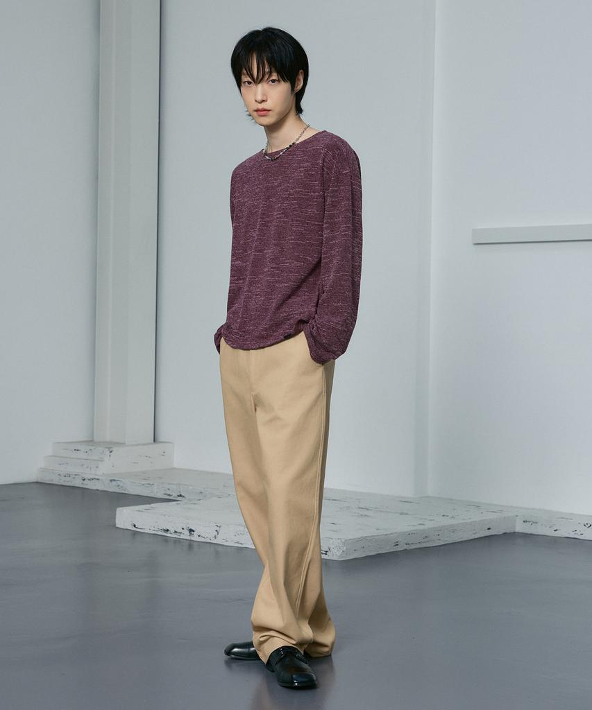 LXT Soft Crop Knit Long Sleeve [Burgundy]