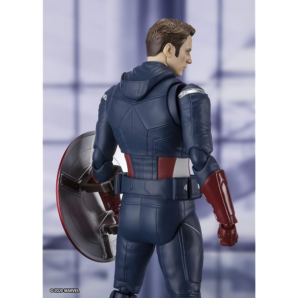 TAMASHII NATIONS S.H.Figuarts Captain America CAP vs. CAP Edition Action Figure Avengers: Endgame