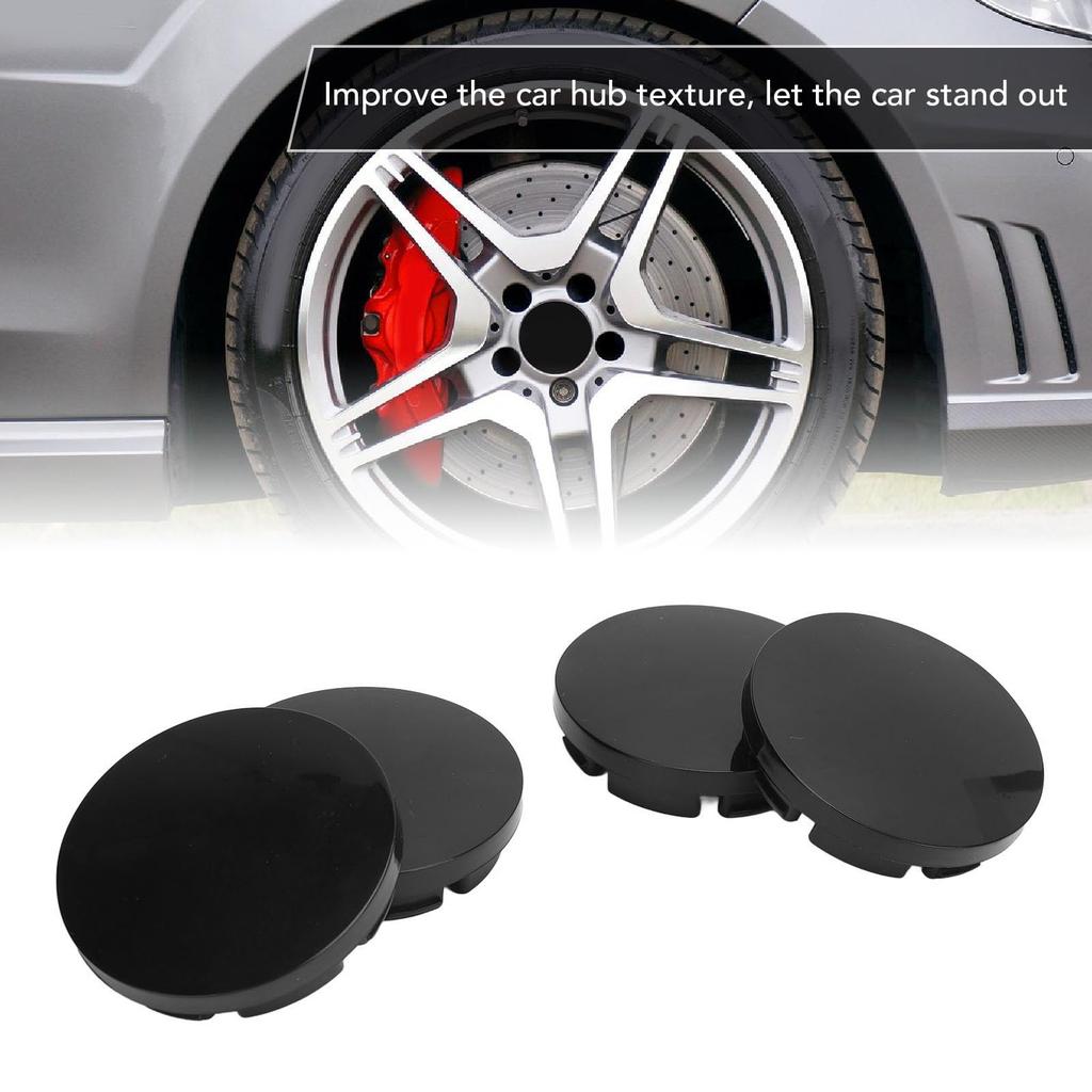Wheel Center Cap, Secure Fit 56mm Tire Center Rim Hub Cap For Abrasion Resistant Vehicles