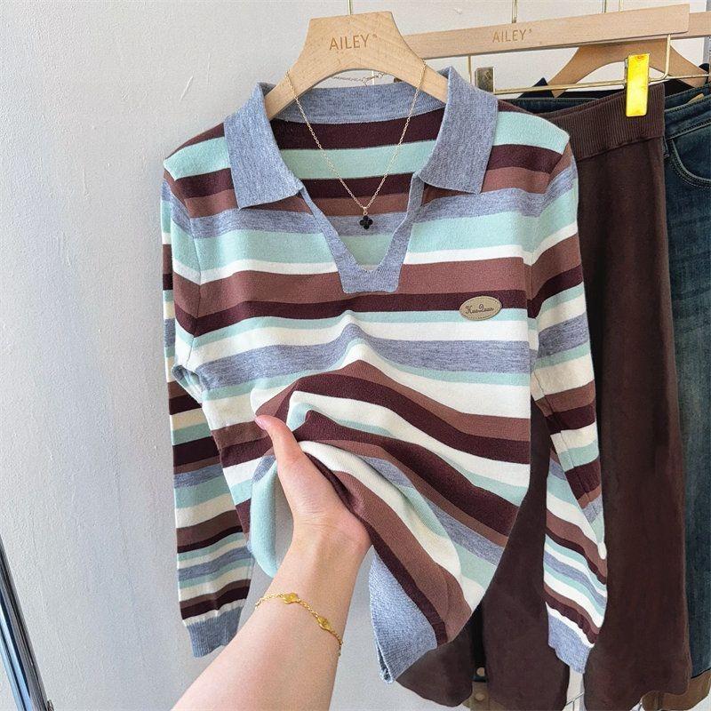 Sweater for Women Winter Cotton Thickened Pullover Warm Knitted Stretchy Long Sleeve Oversize Jumper Sweater Tops