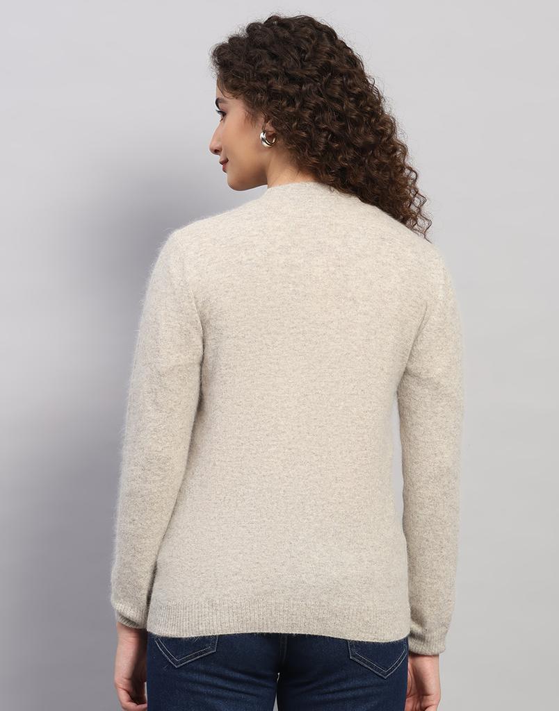 MONTE CARLO Damen V-Ausschnitt Langarm Strickjacke