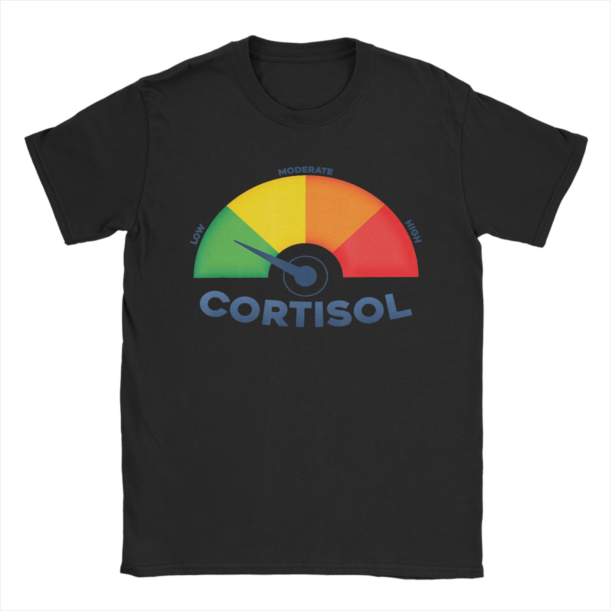 Streetwear TShirt Summer Low Cortisol Levels Novelty TShirts  Cotton Tee Shirt for Unisex Aesthetic Big Size Short Sleeve Tees S