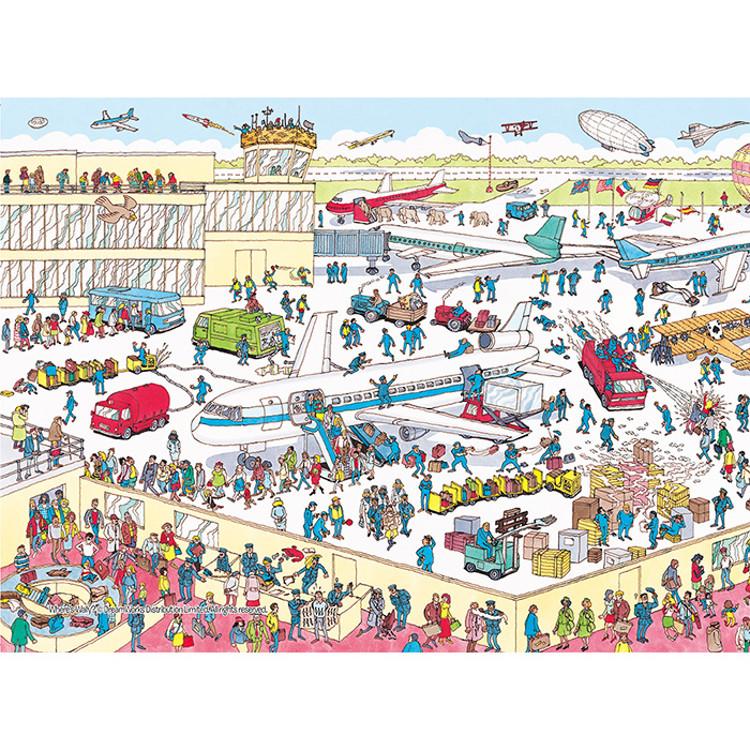 300 Piece Jigsaw Puzzle - Find Wally Airport, Popular Korean Puzzle