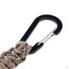 Carabiner Survival Keychain Lanyard Rope Aluminum Alloy Buckle for Hiking Fishing Outdoor