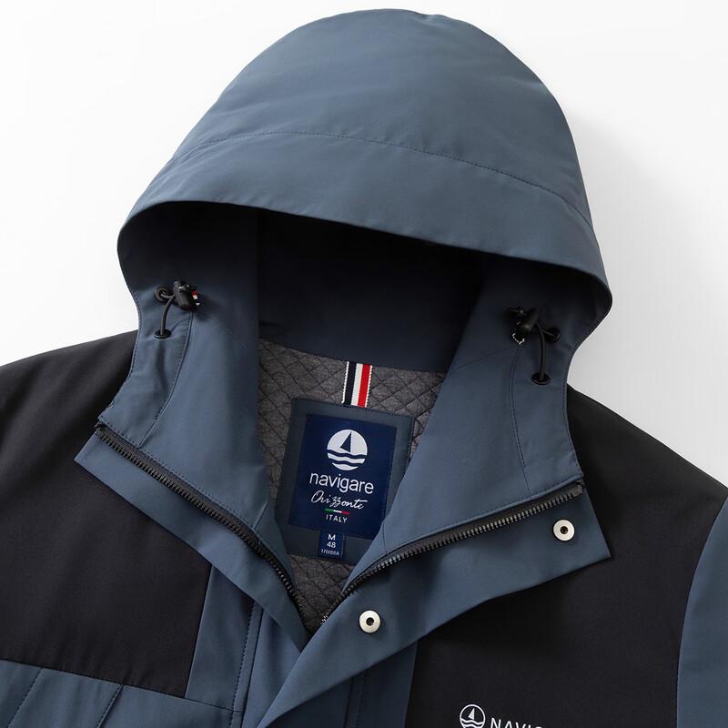 Navigare Men's Hooded Padded Jacket