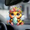 Unique Acrylic Car Pendant Vibrant Cartoon Style Home And Automotive Decorations