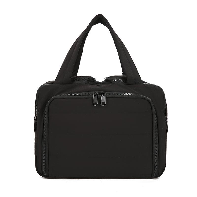 Travel Toiletry Bag, Light and Wide Opening, Fluffy Makeup Bag, Storage Bag, Toiletry Set, Storage, Portable Handbag