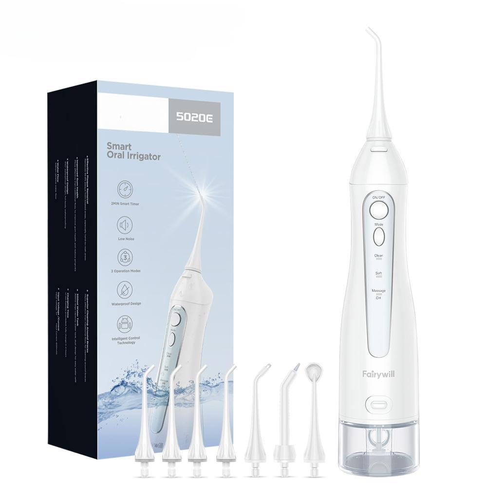 Black+White Electric Toothbrush&Water Flossers USB Charging Long Endurance Smart Time FW-5020 FW-507 KTY