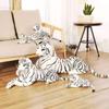 50/75cm Riesige Lebensechte Tiger Plüschtiere Weiche Wildtiere Simulation Weiß Brauner Tiger Puppe Anime Kinder Kinder Geburtstagsgeschenke