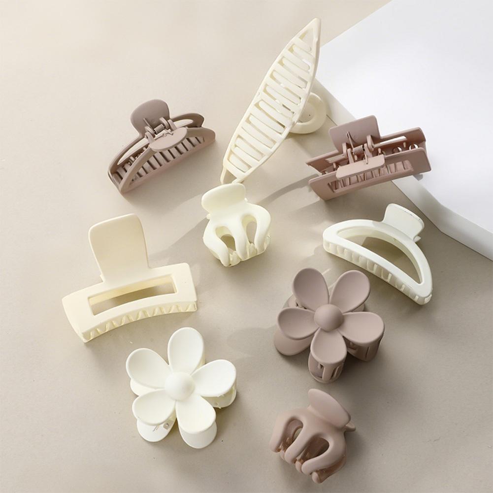 

Черный кофейный цвет заколки для волос набор многоцветных матовых заколок для волос заколка-краб простой прочный головной убор заколка для волос аксессуары для волос 11