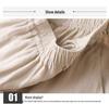 Women's 2023 Wide-Leg Cotton Linen Pants - High Waist, Loose, Summer Casual Trousers