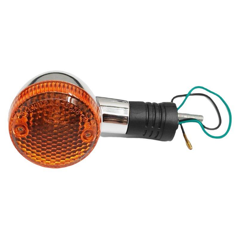 Motorcycle Turn Signals Amber Lights Universal 12V Moto Bulb Indicators Turn Signals For Honda STEED600 VT400 VT600 VT750 VT1100 1 Pcs