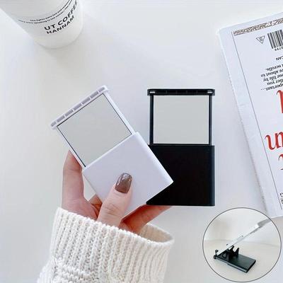Mini-Spiegel, 2-in-1-Spiegel, Standspiegel, Studentenspiegel, Kosmetikspiegel