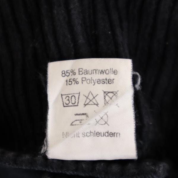 VINTAGE Black Corps Corduroy pants black Logger Pants Men's Used